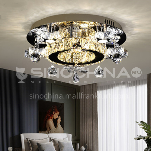 Bedroom light led ceiling light simple modern crystal light round restaurant star light LG-X131